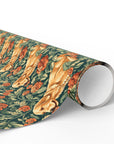 Blooming Goldie Glam Wrapping Paper