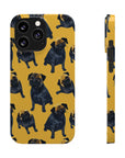 Puglet Posh Paradise Slim Phone Cases