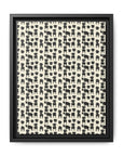 Puggie Pout Perfection Matte Canvas, Framed