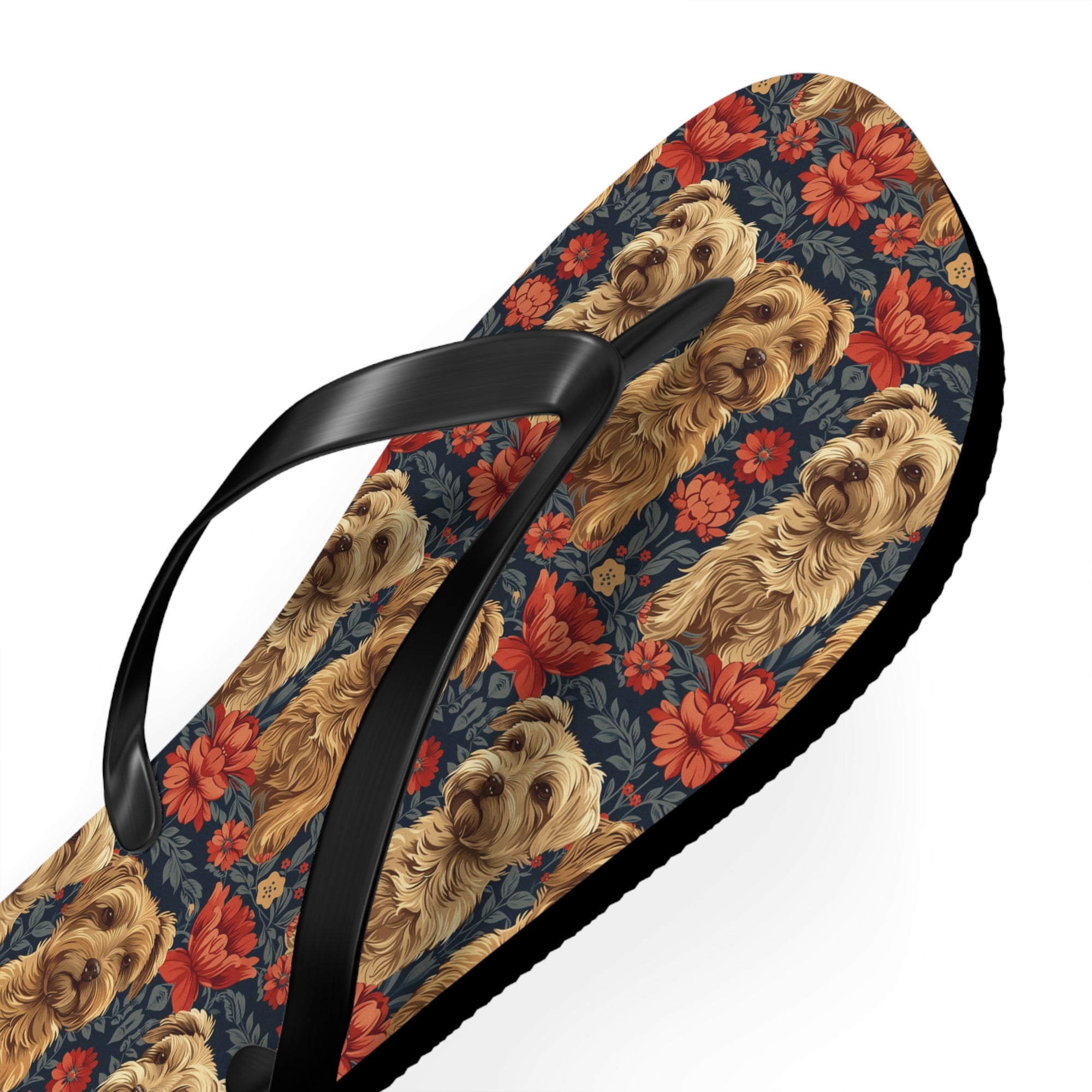 Yorkie Charm Twins Flip Flops