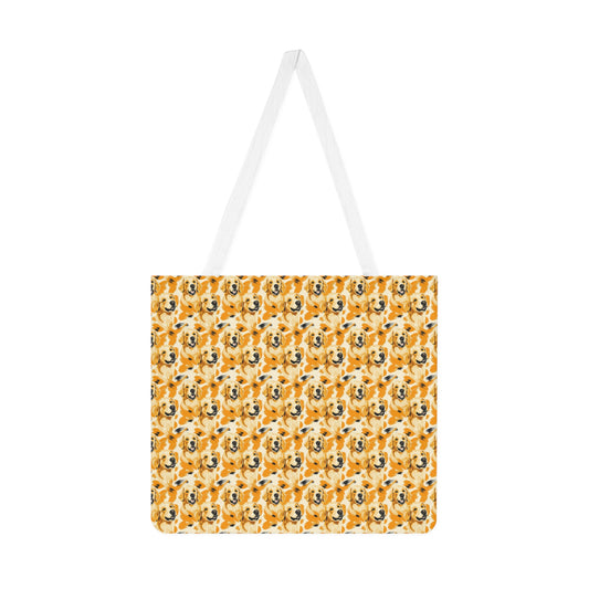 Golden Glitz 'n Glamour Woofwear Shoulder Tote Bag