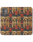 Yorkie Charm Twins Flip Cases