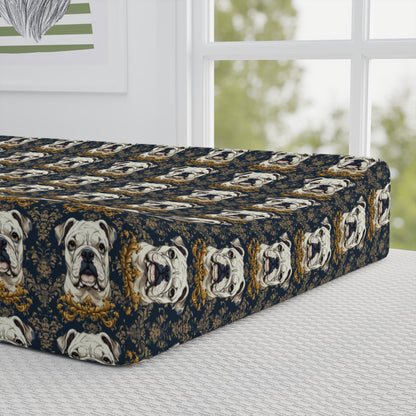 Wildwood Wanderlust Bulldog Baby Changing Pad Cover