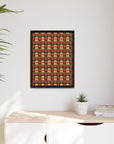 Golden Pawsatronic Tapestry Matte Canvas, Framed