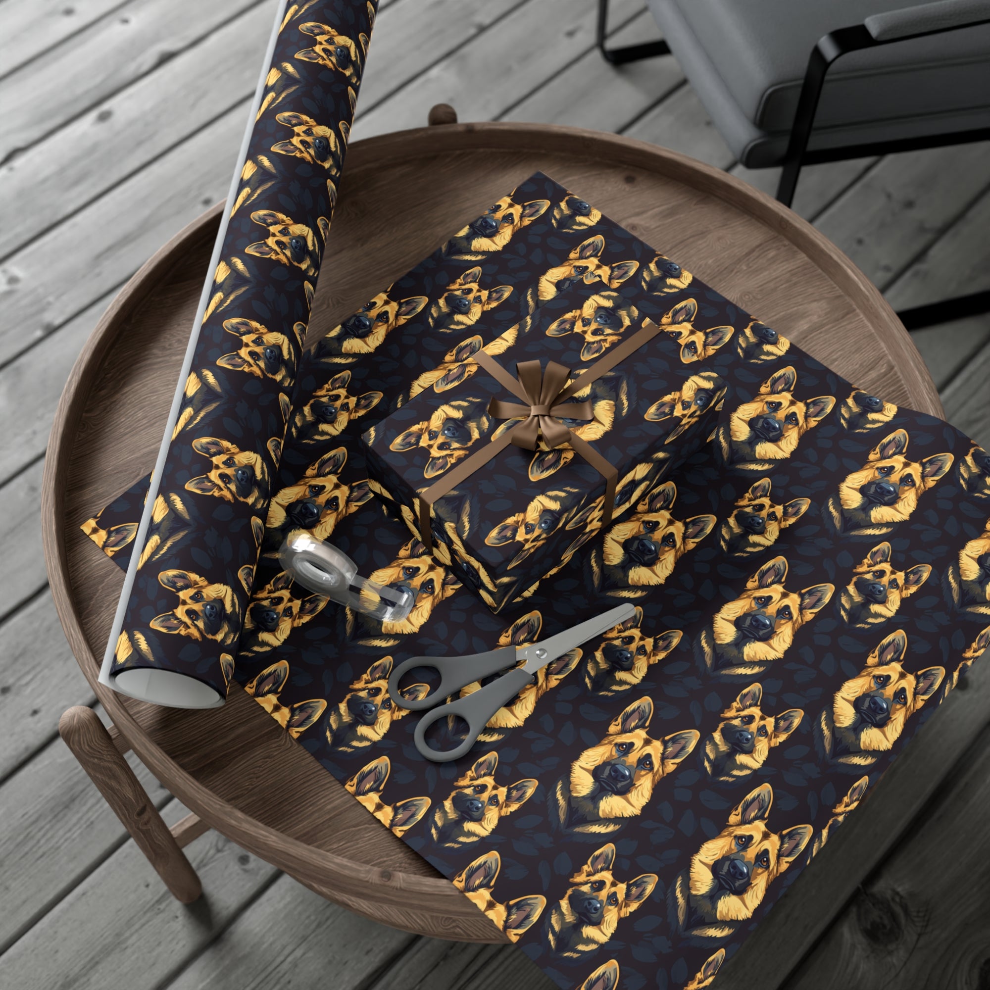 Majestic Hound Couture: German Shepherd LuxeBlend Gift Wrap Papers