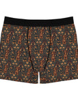 Dapper Dachshund Embroidery Elegance Men's Boxer Briefs