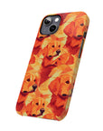 Golden Glamour Paws Slim Phone Cases