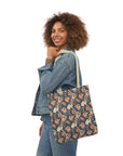 Blooming Bulldog Beauty Canvas Tote Bag