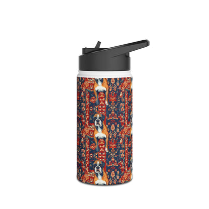 Boxer Blossom Tapestry Delight Stainless Steel Water Bottle