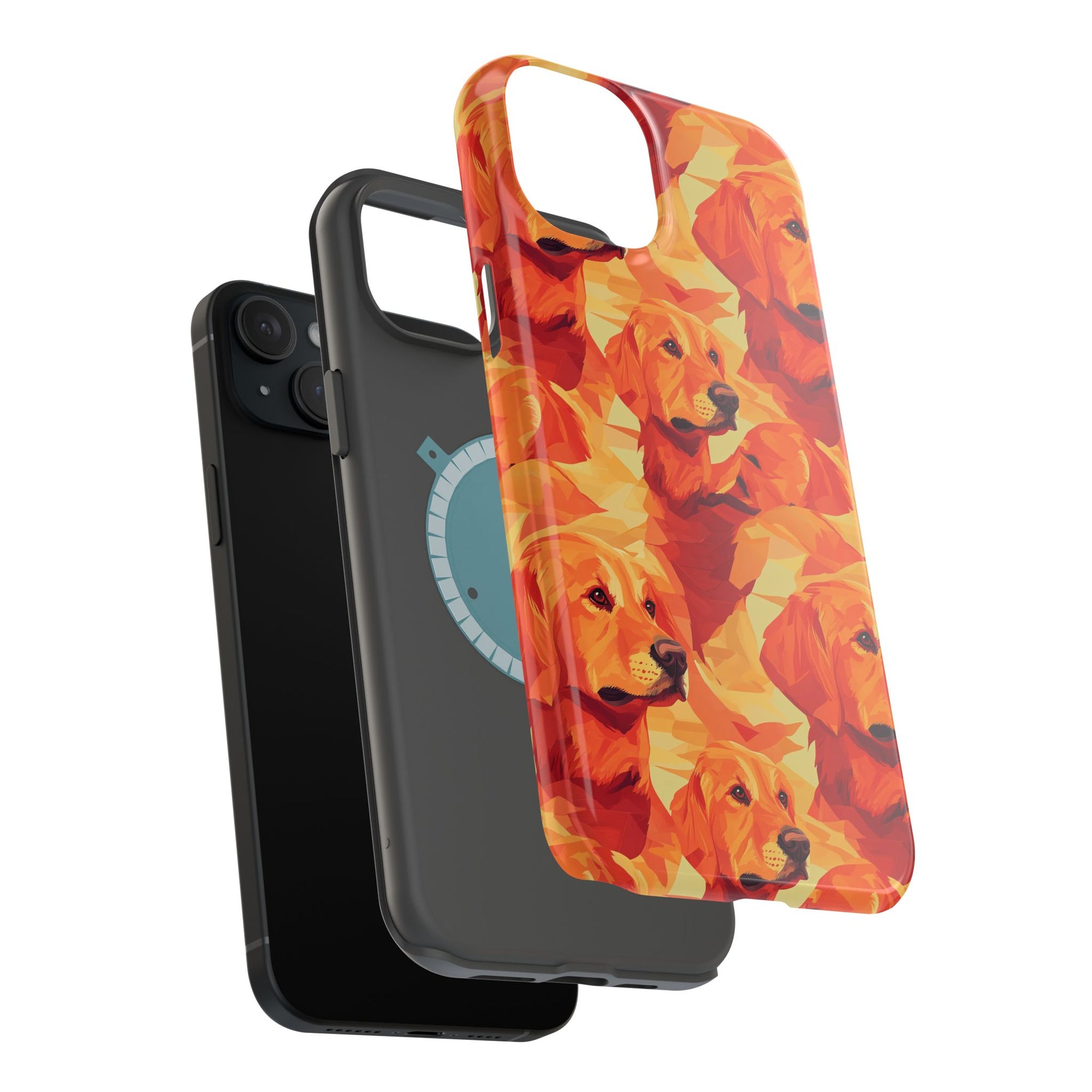 Golden Glamour Paws Magnetic Tough Cases