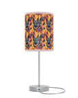 Impressionistic German Shepherds Lamp on a Stand