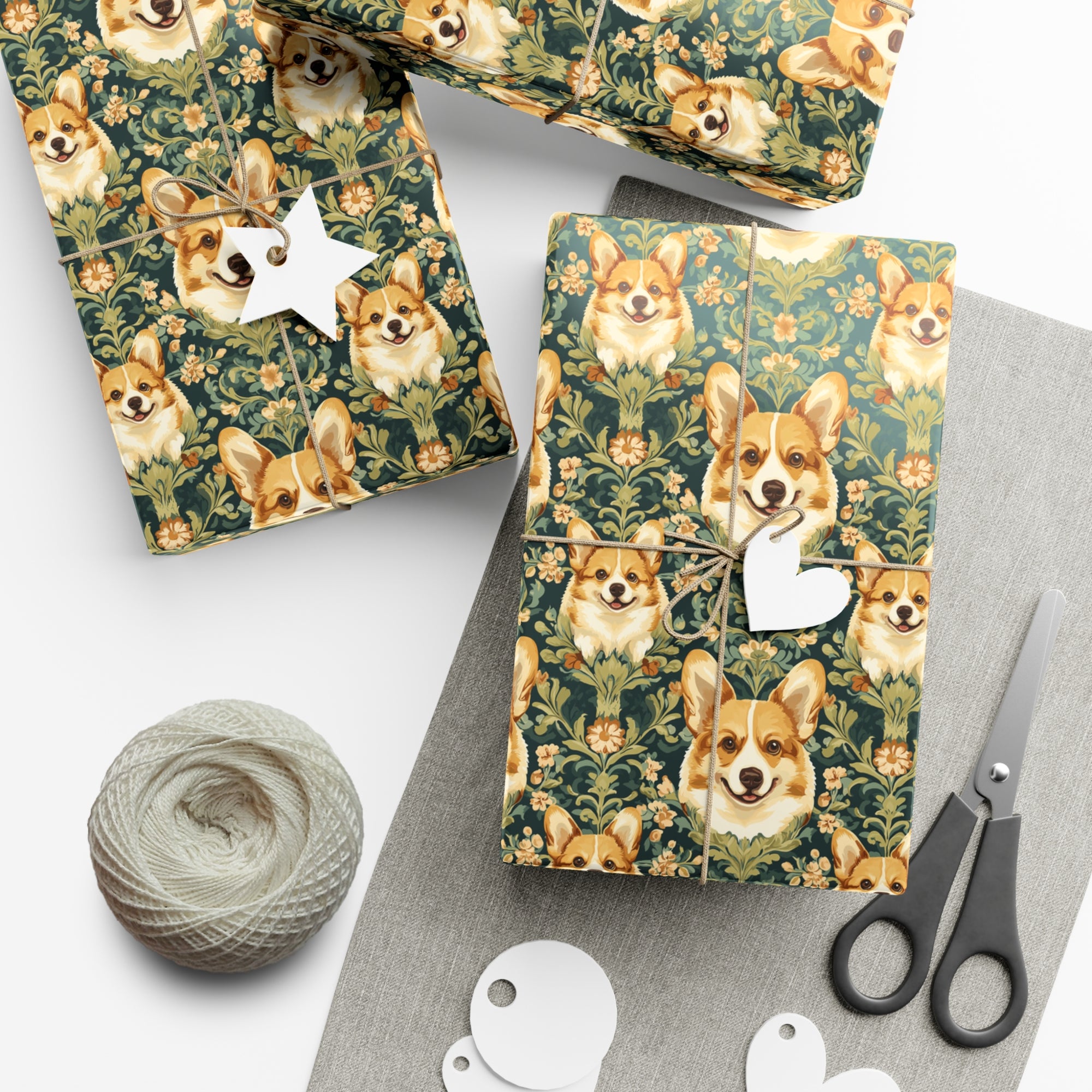 Corgi Charmz Gift Wrap Papers