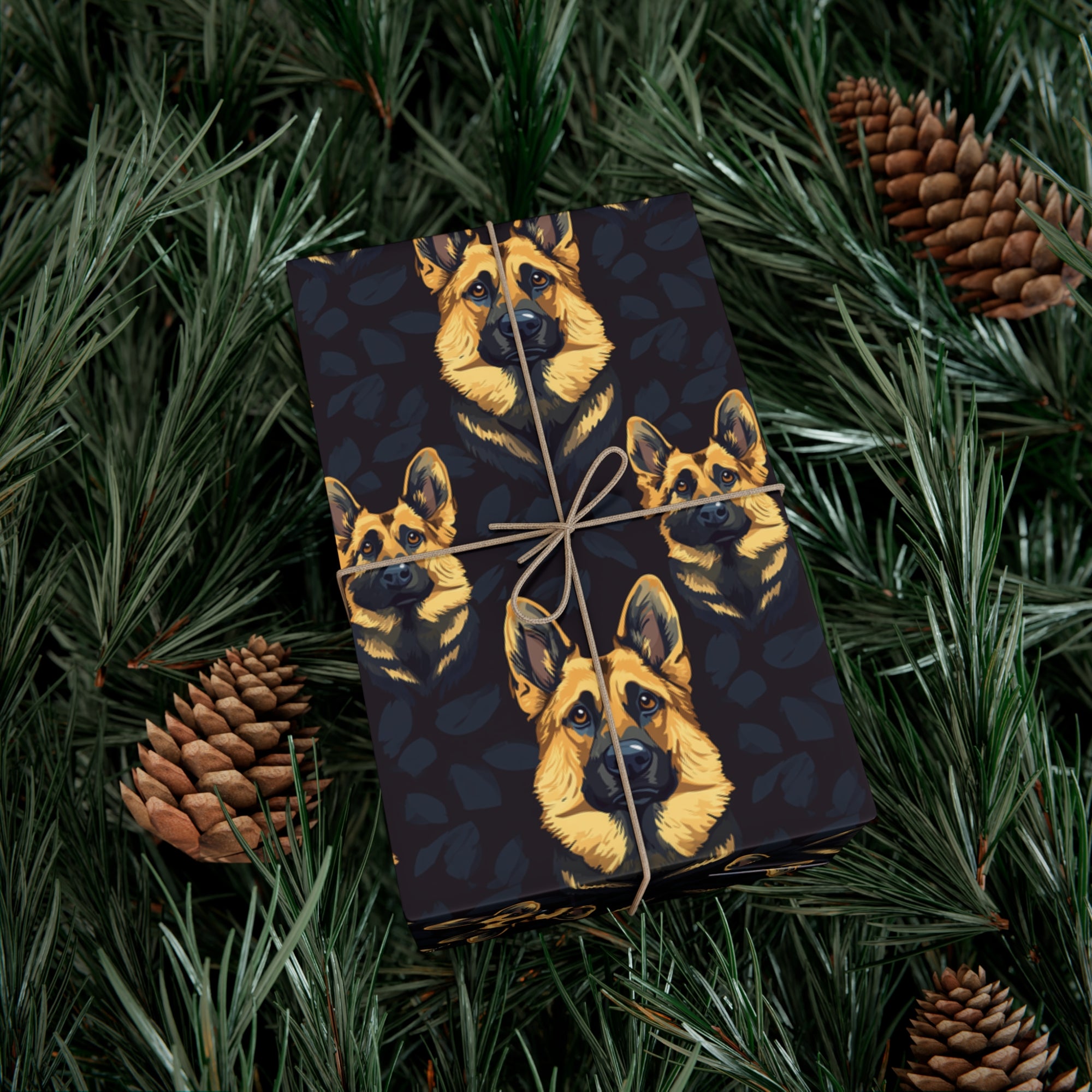 Majestic Hound Couture: German Shepherd LuxeBlend Gift Wrap Papers