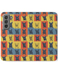 Frenchie Pop Art Pawfection Grid Flip Cases