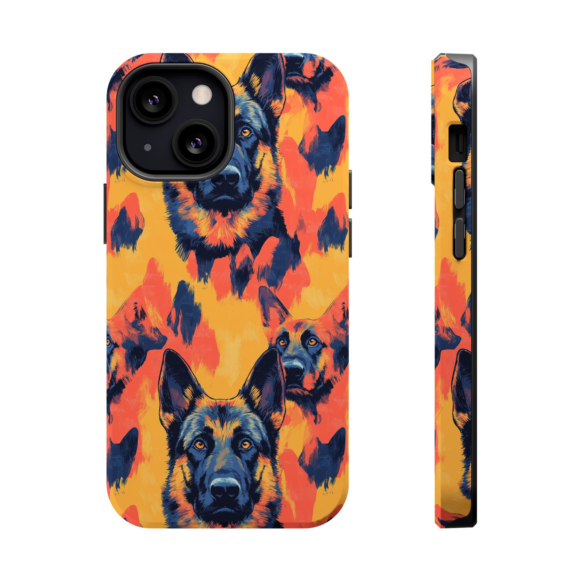 Impressionistic German Shepherds Magnetic Tough Cases