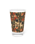 Blooming Pug Paradise Pint Glass