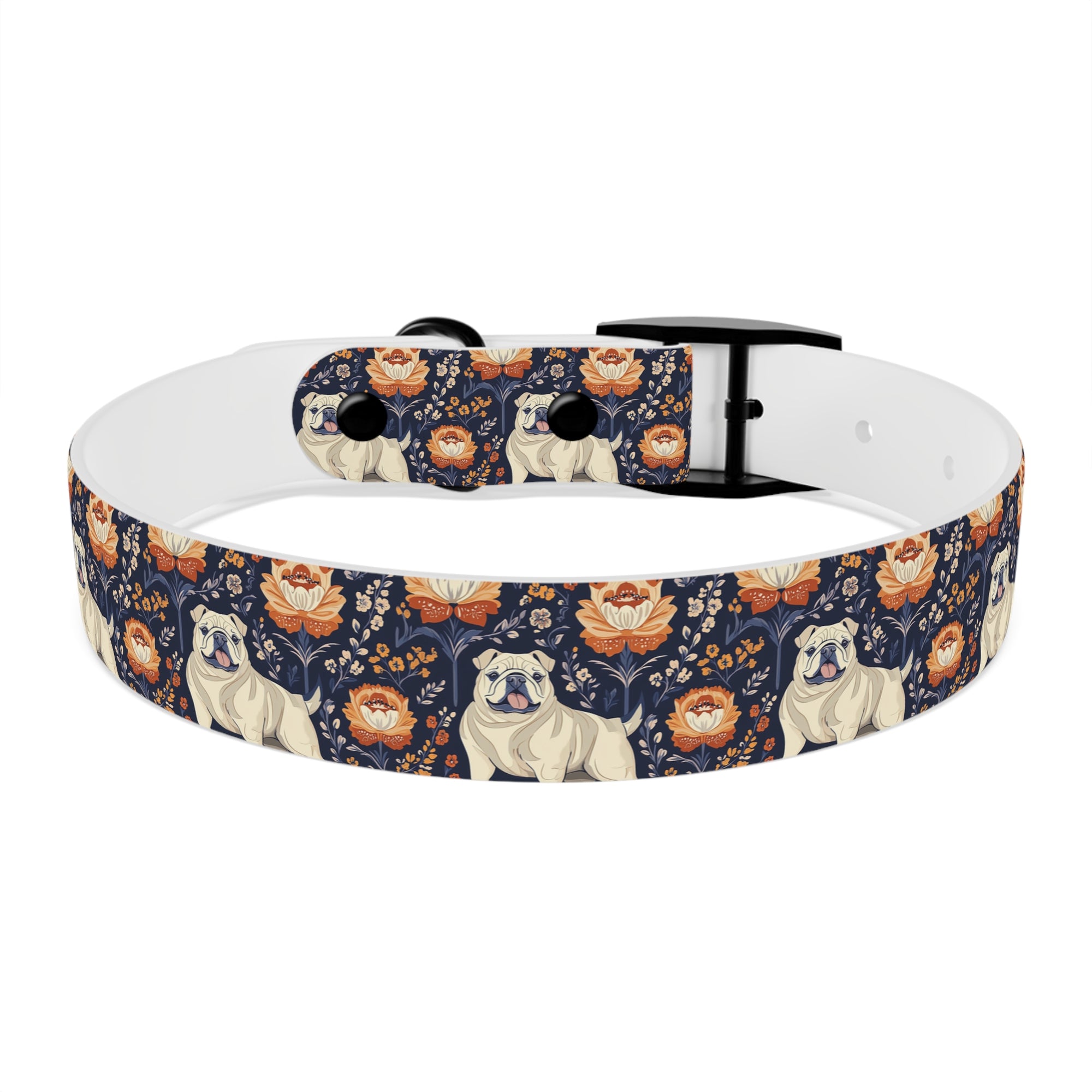 Bulldog Blossom Bonanza Dog Collar