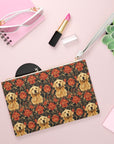 Golden Pawsatronic Tapestry Clutch Bag