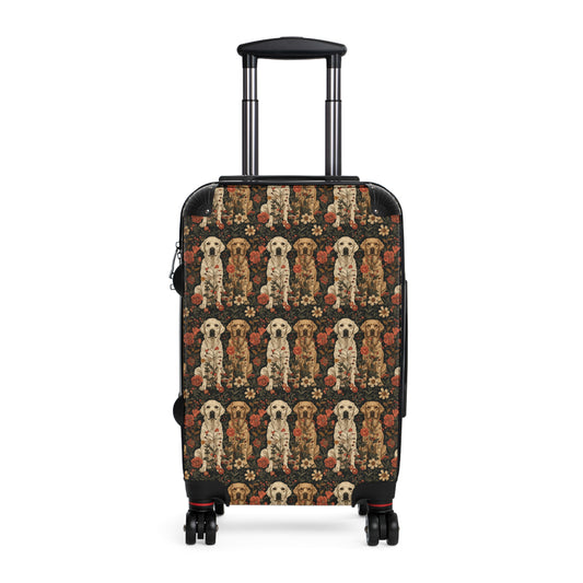 Blossoming Labradors Bouquet Suitcase