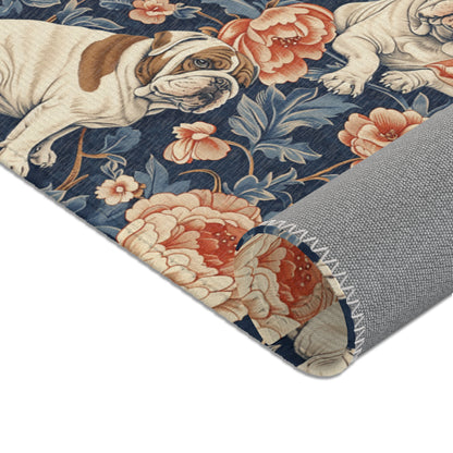 Bulldog Elegance Heritage Rug- William Morris Inspired Area Rug