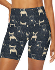 Frenchie Celestial Soar High Waisted Yoga Shorts