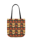 Golden Pawsatronic Tapestry Canvas Tote Bag