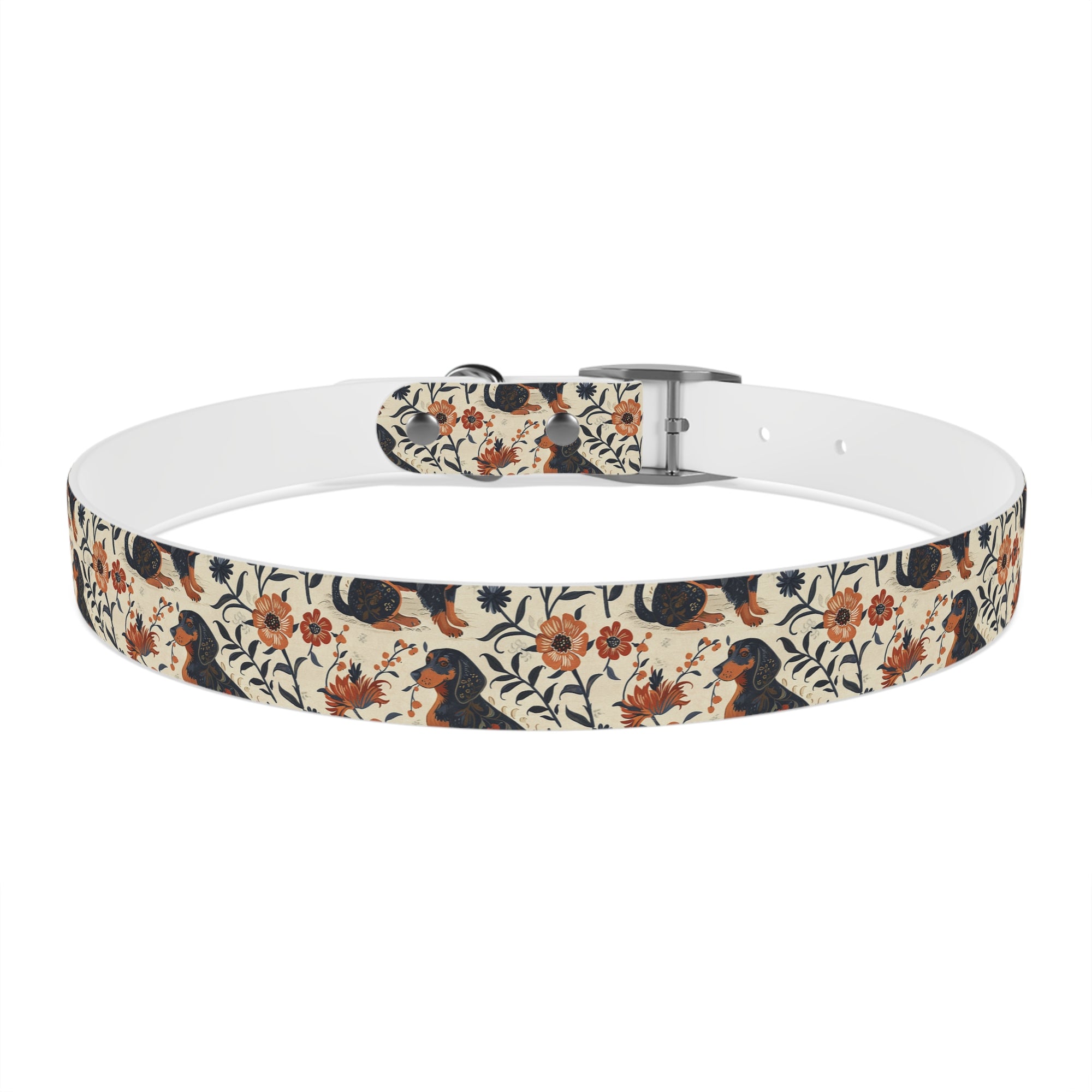 Blossoming Dachshunds Delight Dog Collar