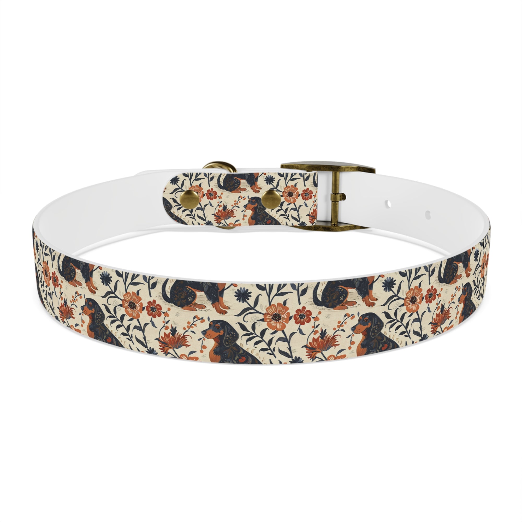 Blossoming Dachshunds Delight Dog Collar