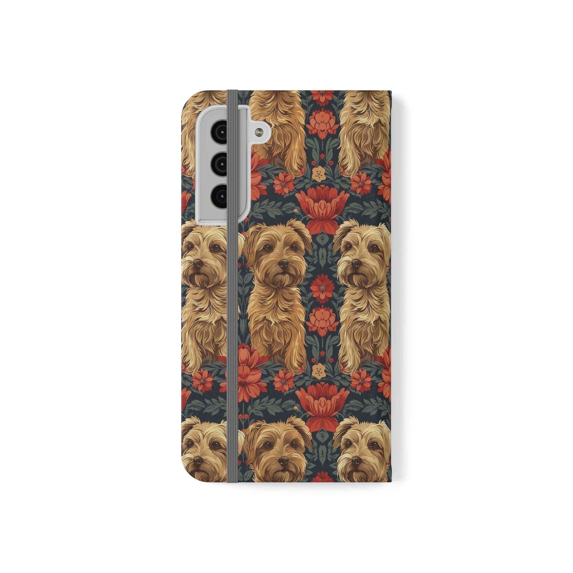 Yorkie Charm Twins Flip Cases