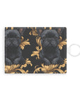 Regal Frenchie Noir Elegance Leather Card Holder