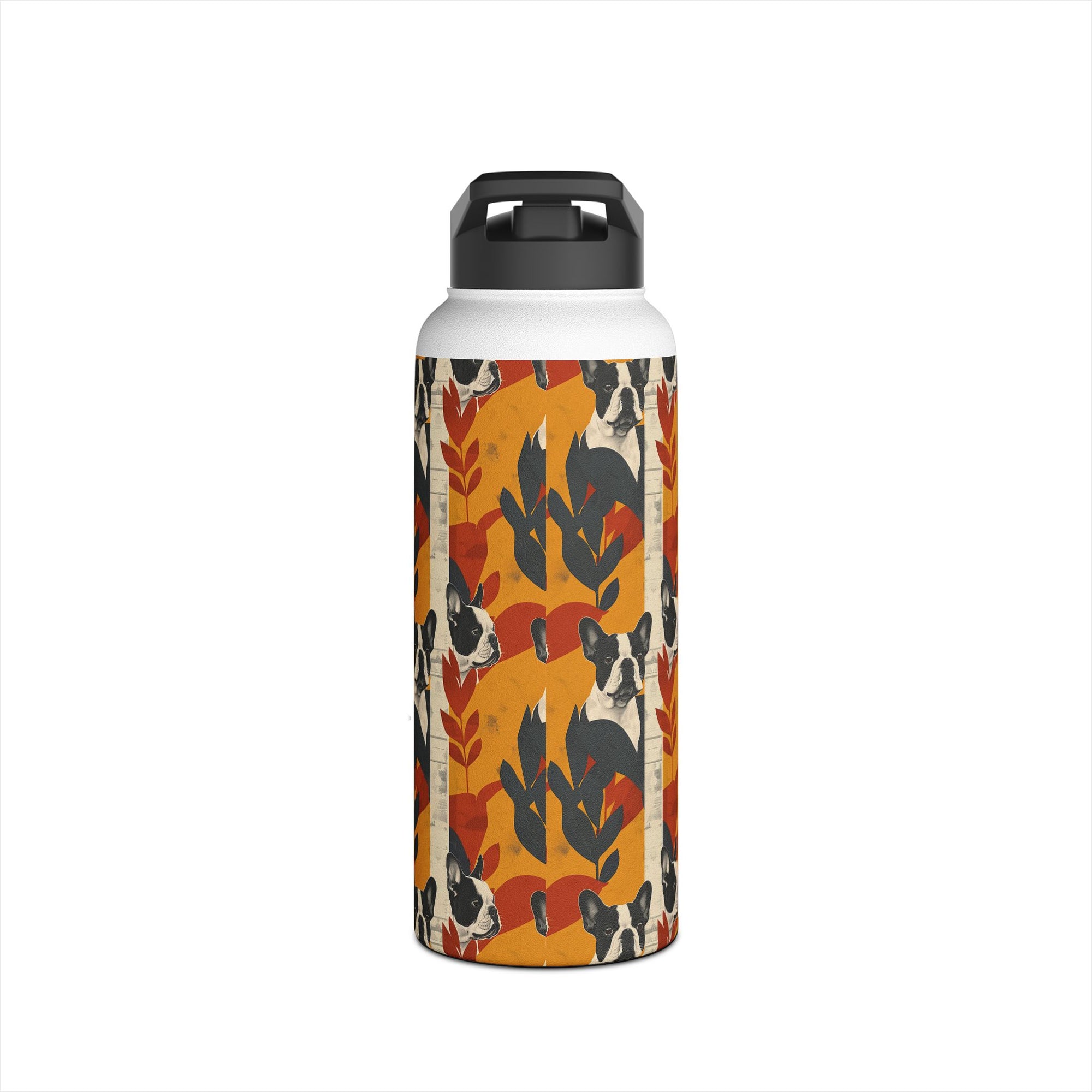 Chic Frenchie Charm Stainless Steel Water Bottle