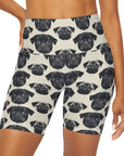 Pugalicious Enchantment High Waisted Yoga Shorts