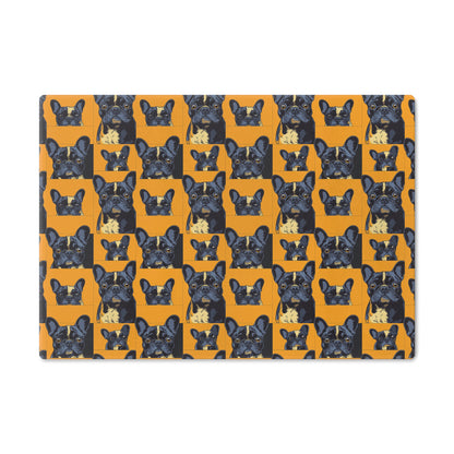 Frenchie Pawsitively Pawsome Peek-a-Boo Perfection Cutting Board