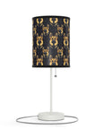 Majestic Hound Couture: German Shepherd LuxeBlend Lamp on a Stand