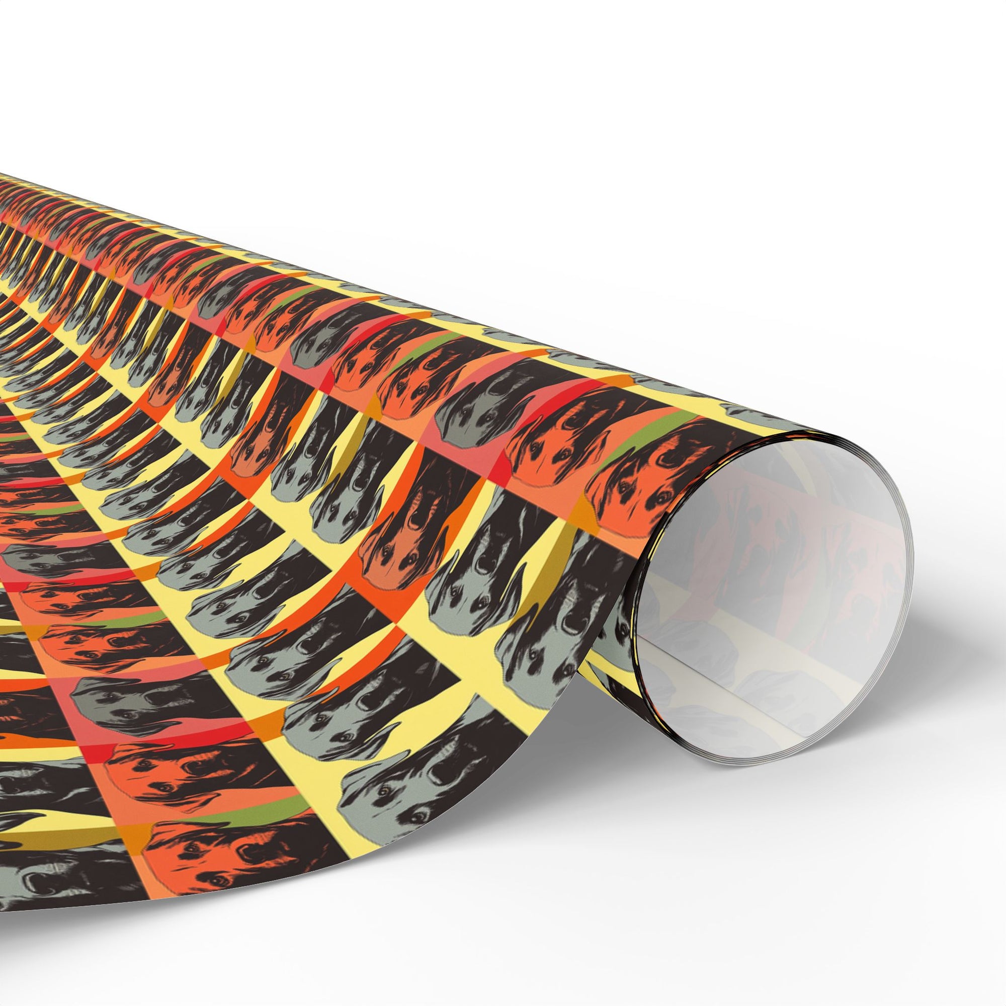 Whimsical Warhol Labrador Wrapping Paper