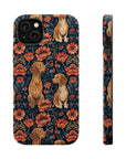 Floral Pawsome Dachsund Delight Magnetic Tough Cases