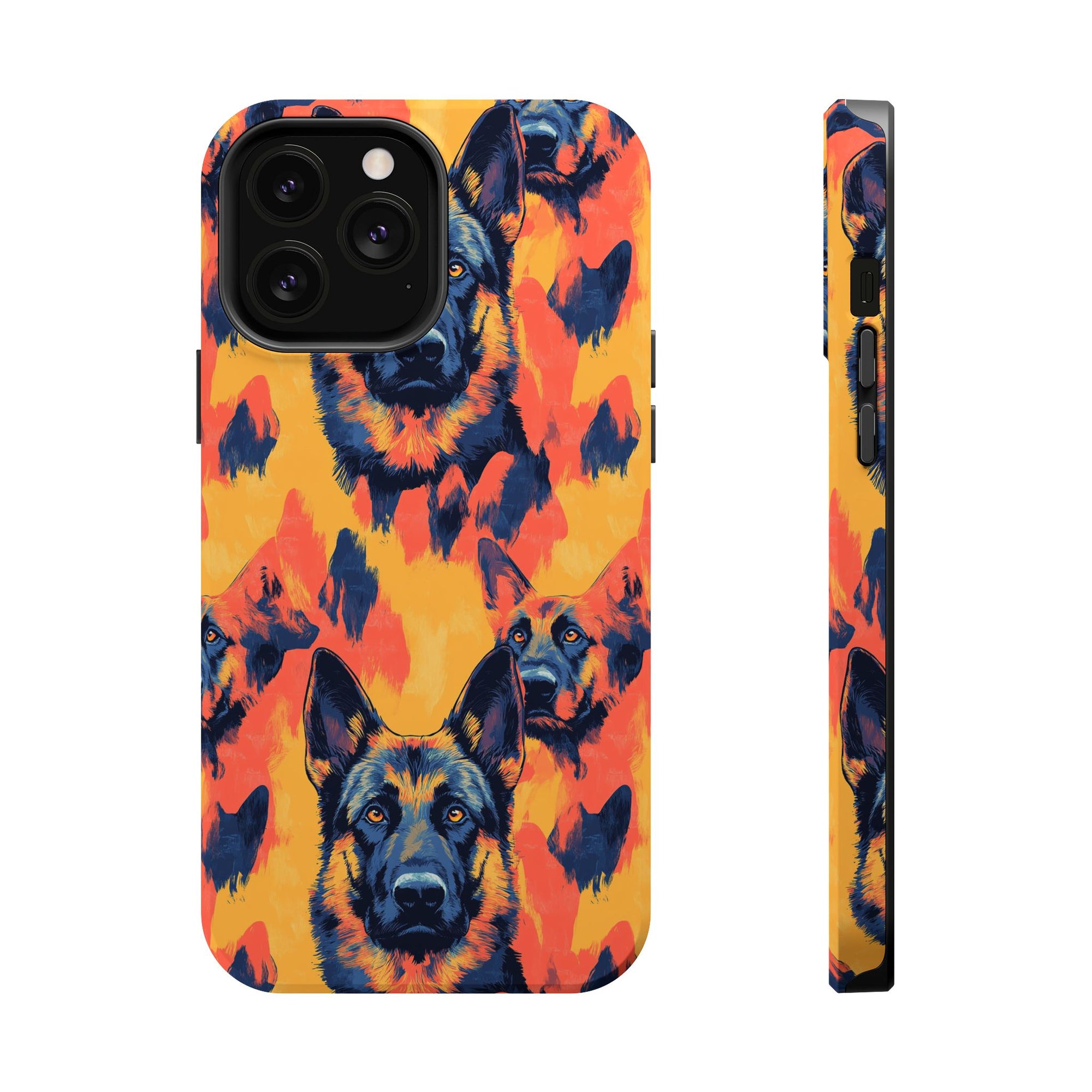 Impressionistic German Shepherds Magnetic Tough Cases