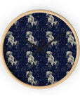 Celestial Boxer Bliss Wall Clock