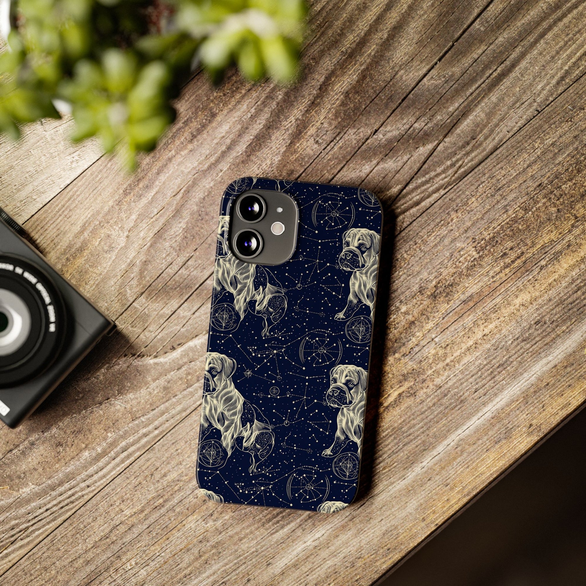 Celestial Boxer Bliss Slim Phone Cases