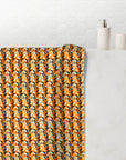 Golden Woof Abstract Glamour Mink-Cotton Towel