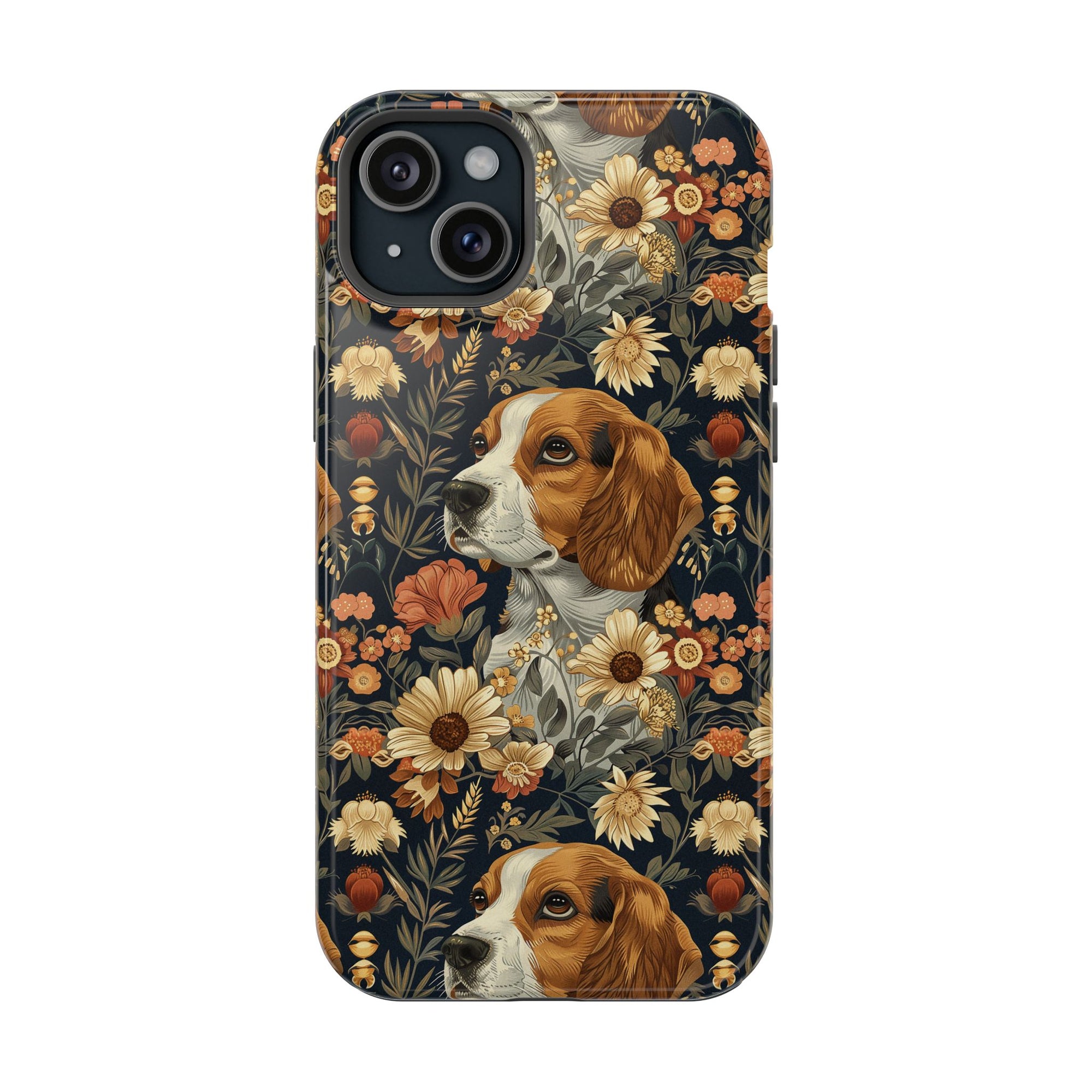 Beagle Blossoms Magnetic Tough Cases