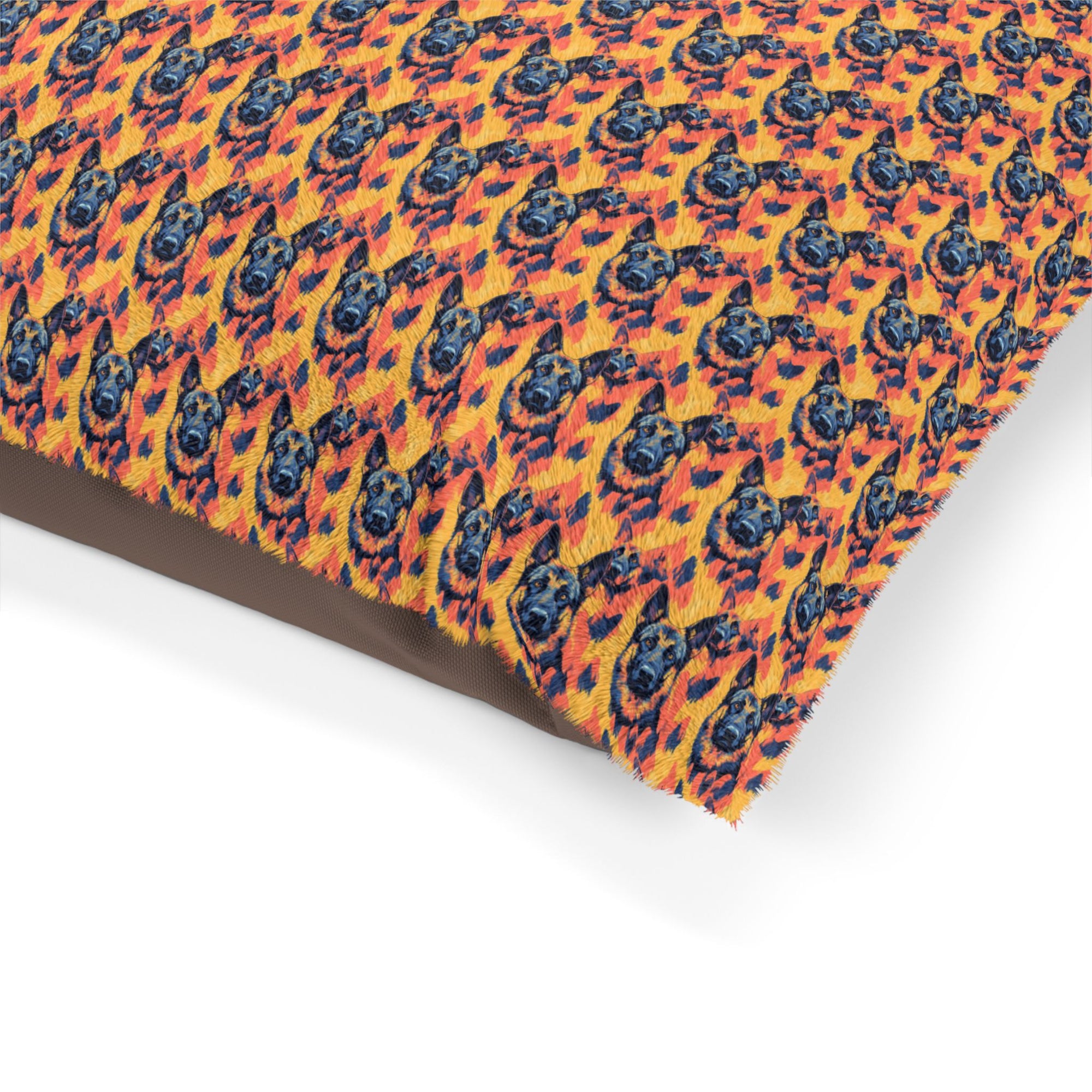 Impressionistic German Shepherds Pet Bed