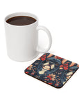 Gothic Rose Bulldog Noir Enchantment Cork Back Coaster