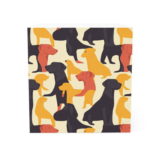 Modern Charm Labrador Chic Note Cube