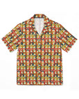 Corgi Chic Popart Pup Men's Hawaiian Camp Shirt