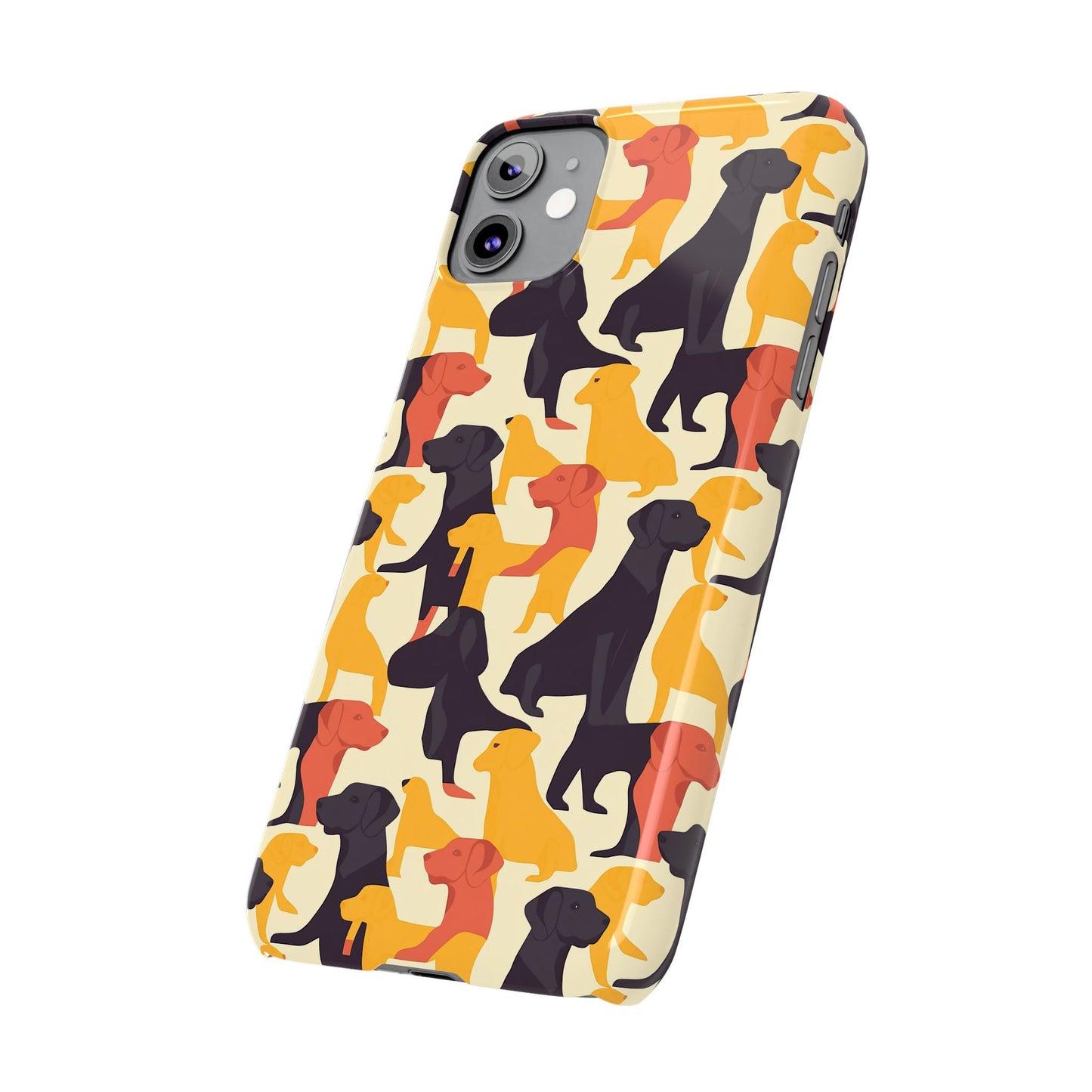 Modern Charm Labrador Chic Slim Phone Cases