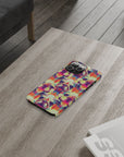 Glitchy Bulldog Blitz Slim Phone Cases