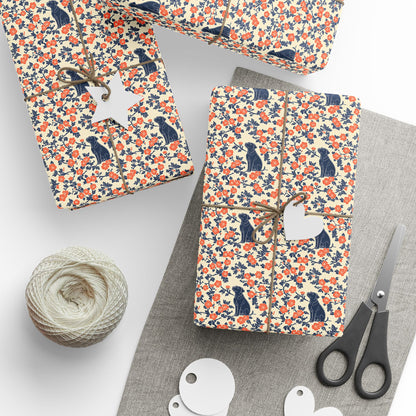 Bloomiful Lab Bouquet Wrapping Paper