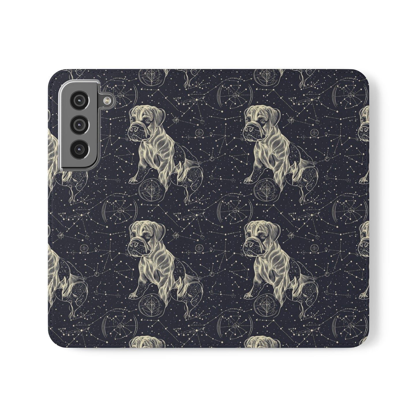 Celestial Boxer Bliss Flip Cases