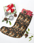 Beagle Blossom Bonanza Christmas Stockings